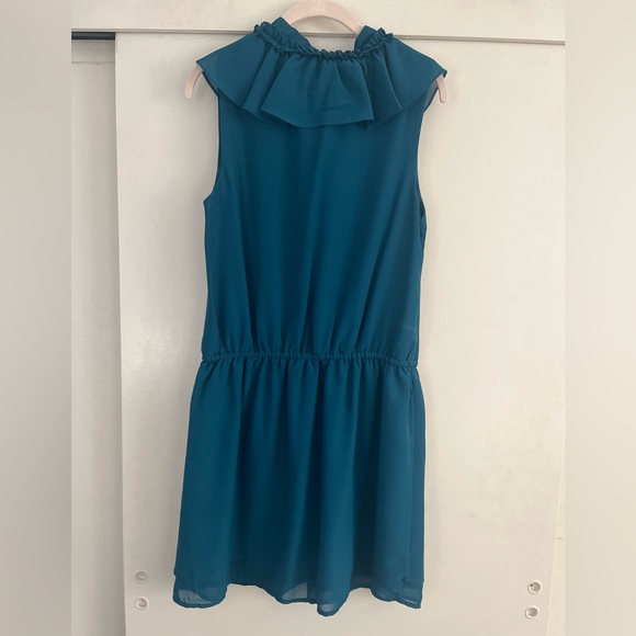 Sleeveless Dress with button front and ruffle neck TAGS ON - Picture 7 of 7